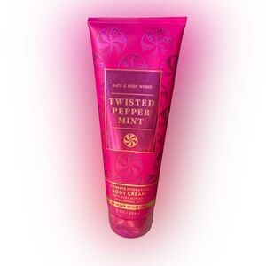 Bath & Body Works twisted peppermint body cream